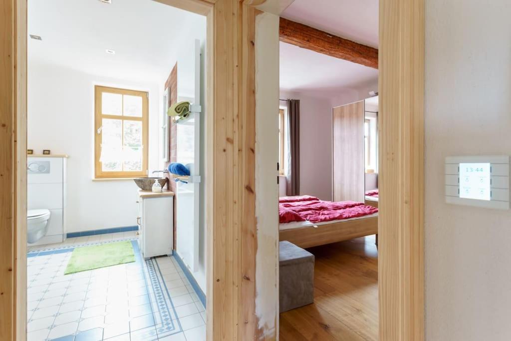 Orgelbauerhaus Schulze Appartement Paulinzella Buitenkant foto