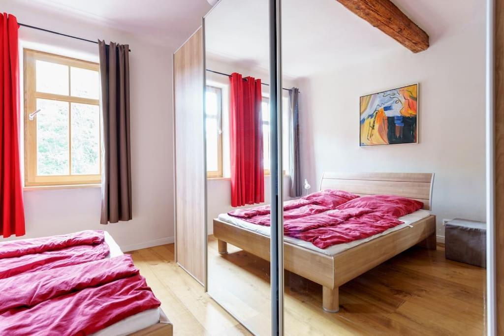 Orgelbauerhaus Schulze Appartement Paulinzella Buitenkant foto