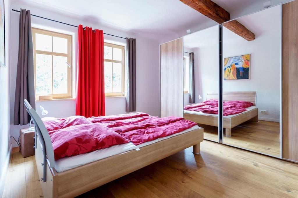 Orgelbauerhaus Schulze Appartement Paulinzella Buitenkant foto